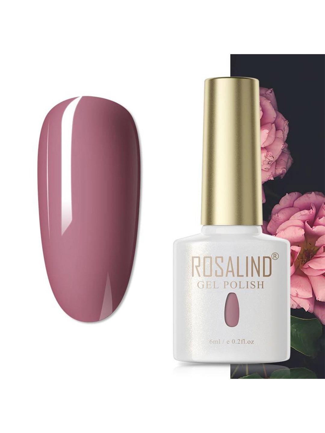 

ROSALIND Pure Color Soak-Off UV/LED Gel Nail Polish - PX029, Mauve