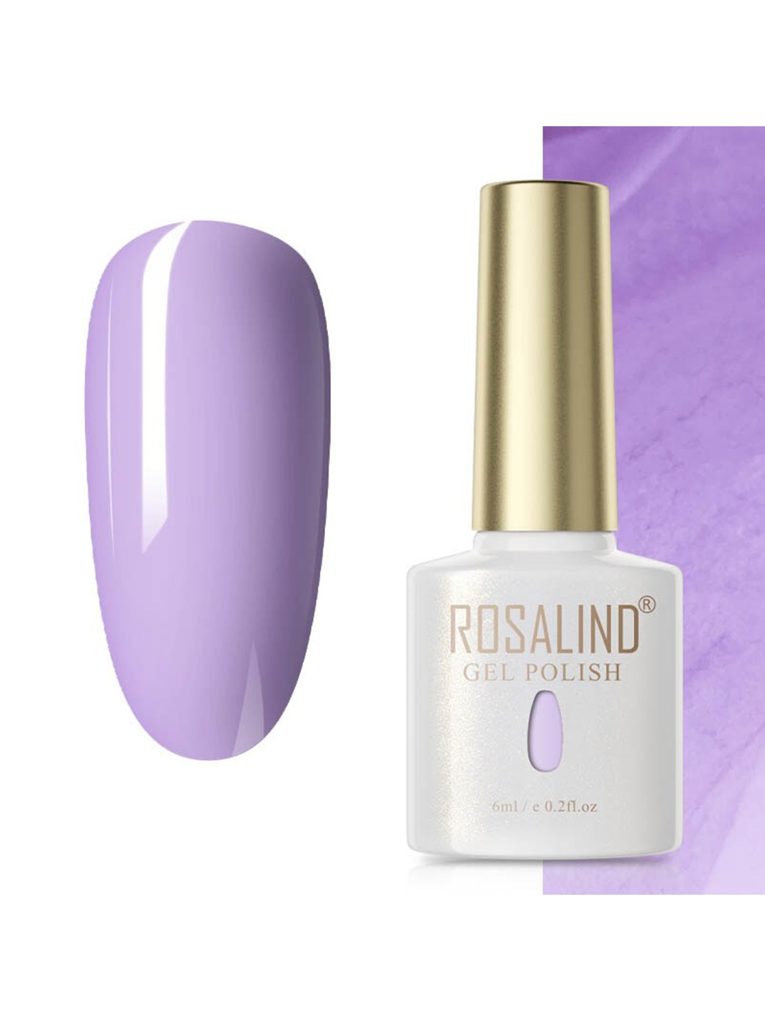 

ROSALIND Pure Color Soak-Off UV/LED Gel Nail Polish - PX071, Purple