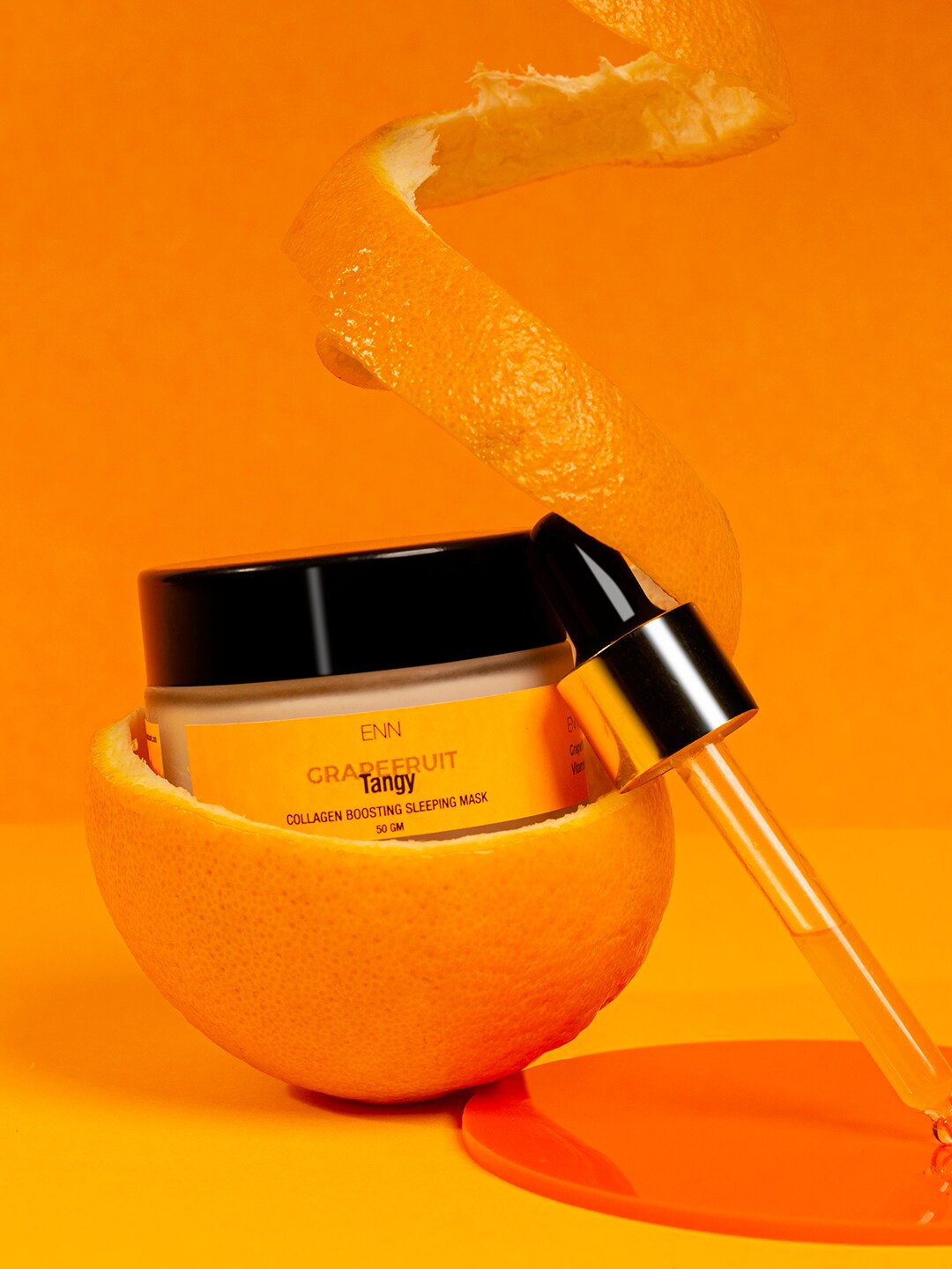 

ENN Tangy Grapefruit Collagen Boosting Sleeping Mask - 50 g, Orange