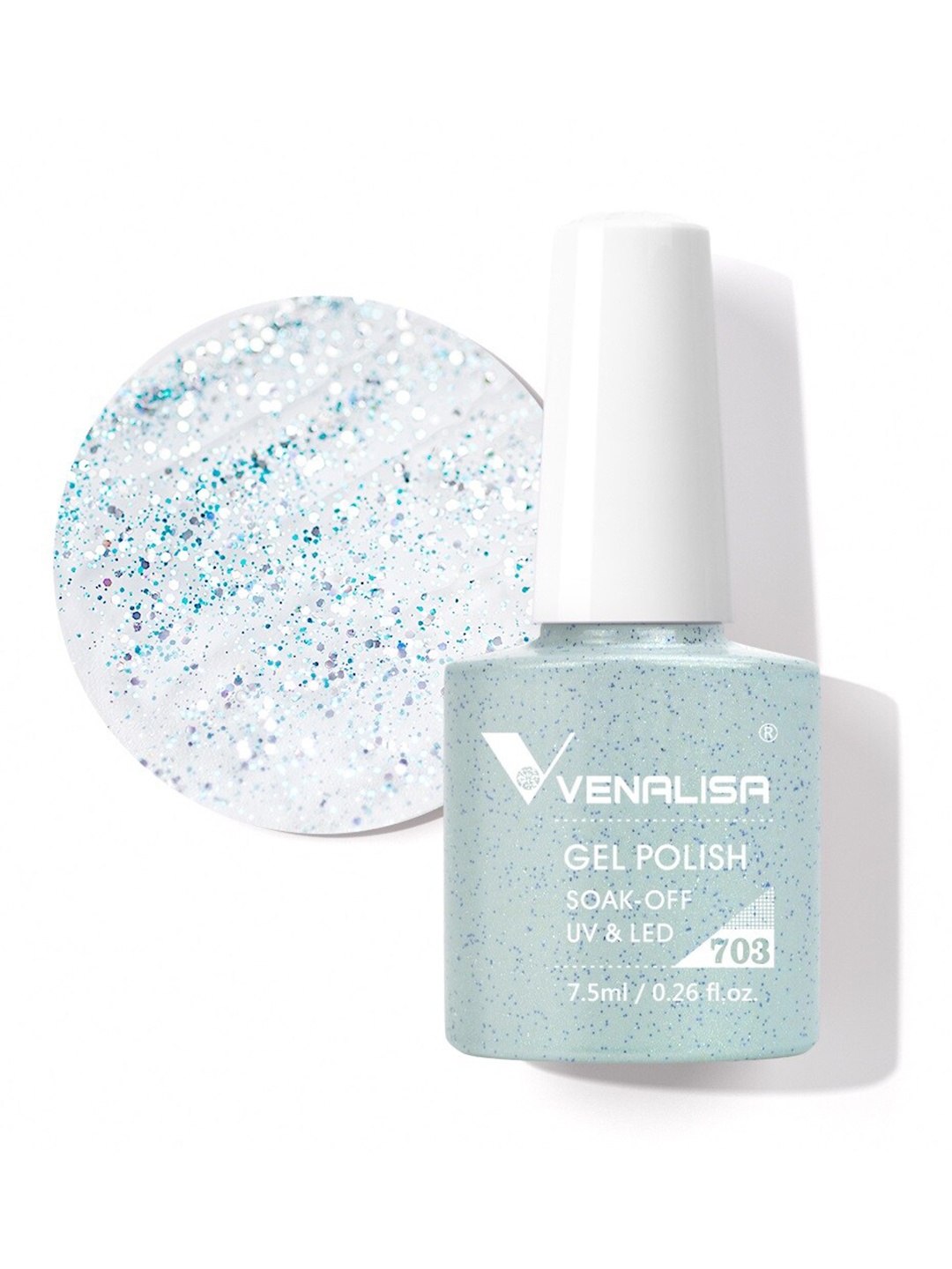 

VENALISA Gel Polish Soak Off UV & LED Nail Polish 7.5 ml - VIP4-703, Sea green