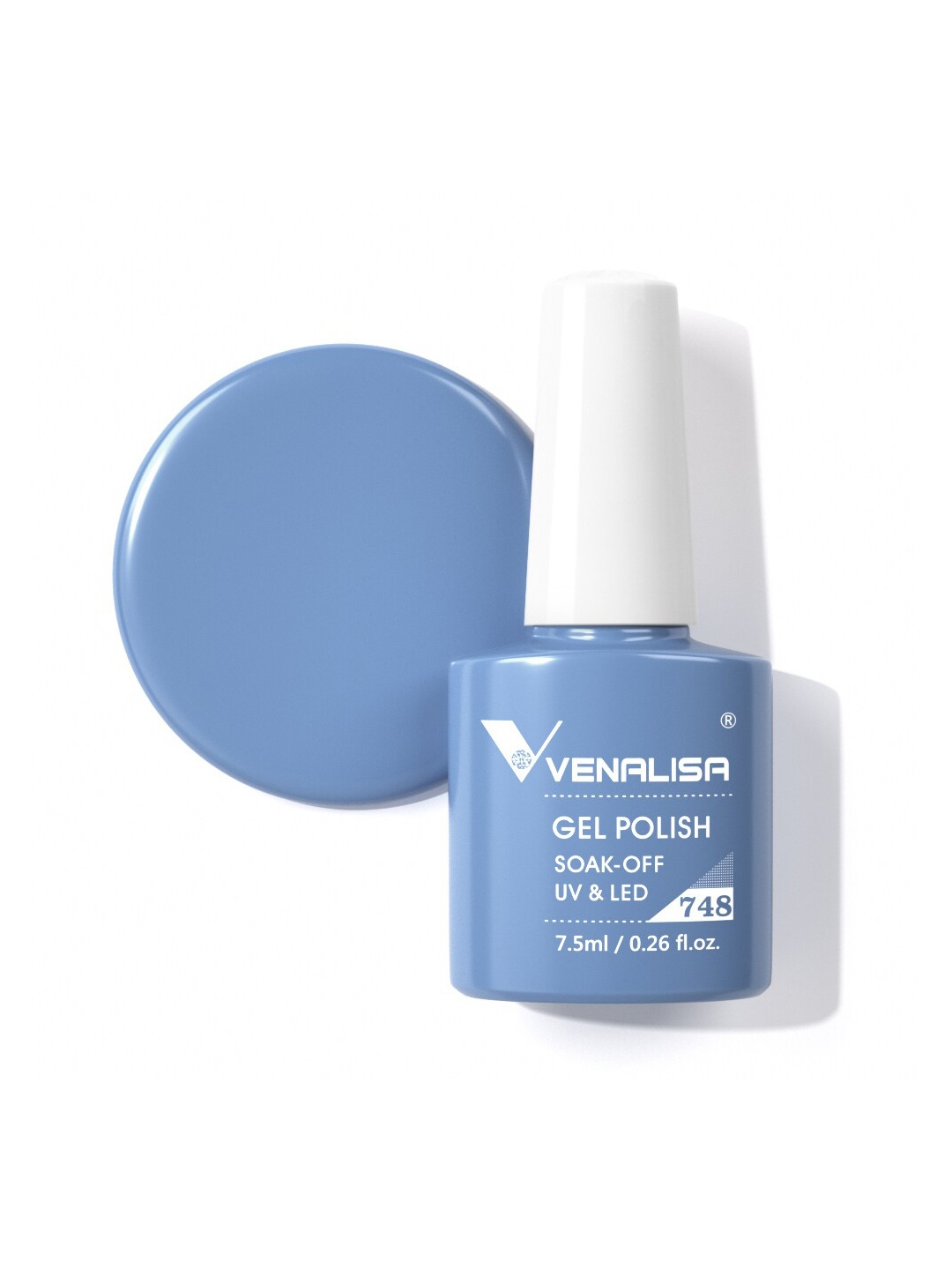 

VENALISA Gel Polish Soak Off UV & LED Nail Polish 7.5 ml - VIP4-707, Blue