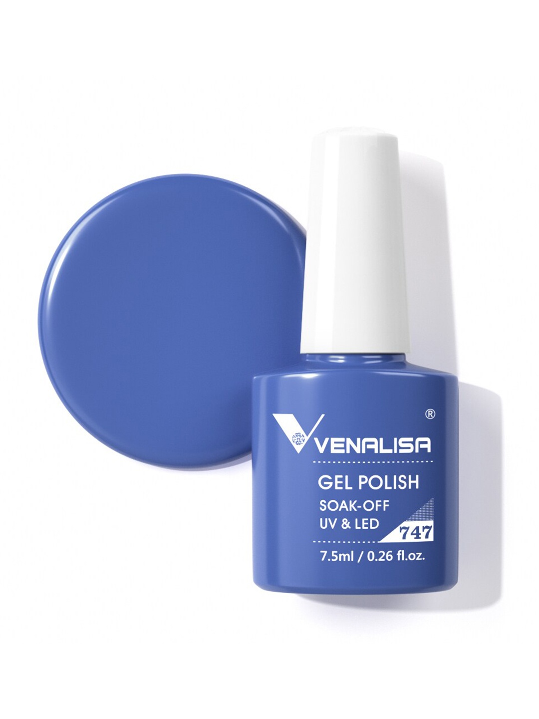 

VENALISA Gel Polish Soak Off UV & LED Nail Polish 7.5 ml - VIP4-747, Blue