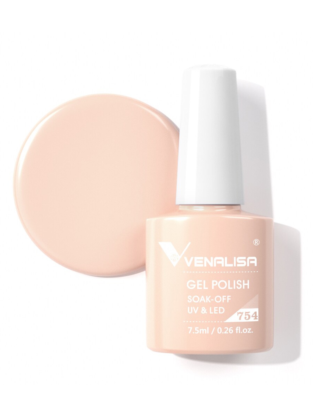 

VENALISA Gel Polish Soak Off UV & LED Nail Polish 7.5 ml - VIP4-754, Nude