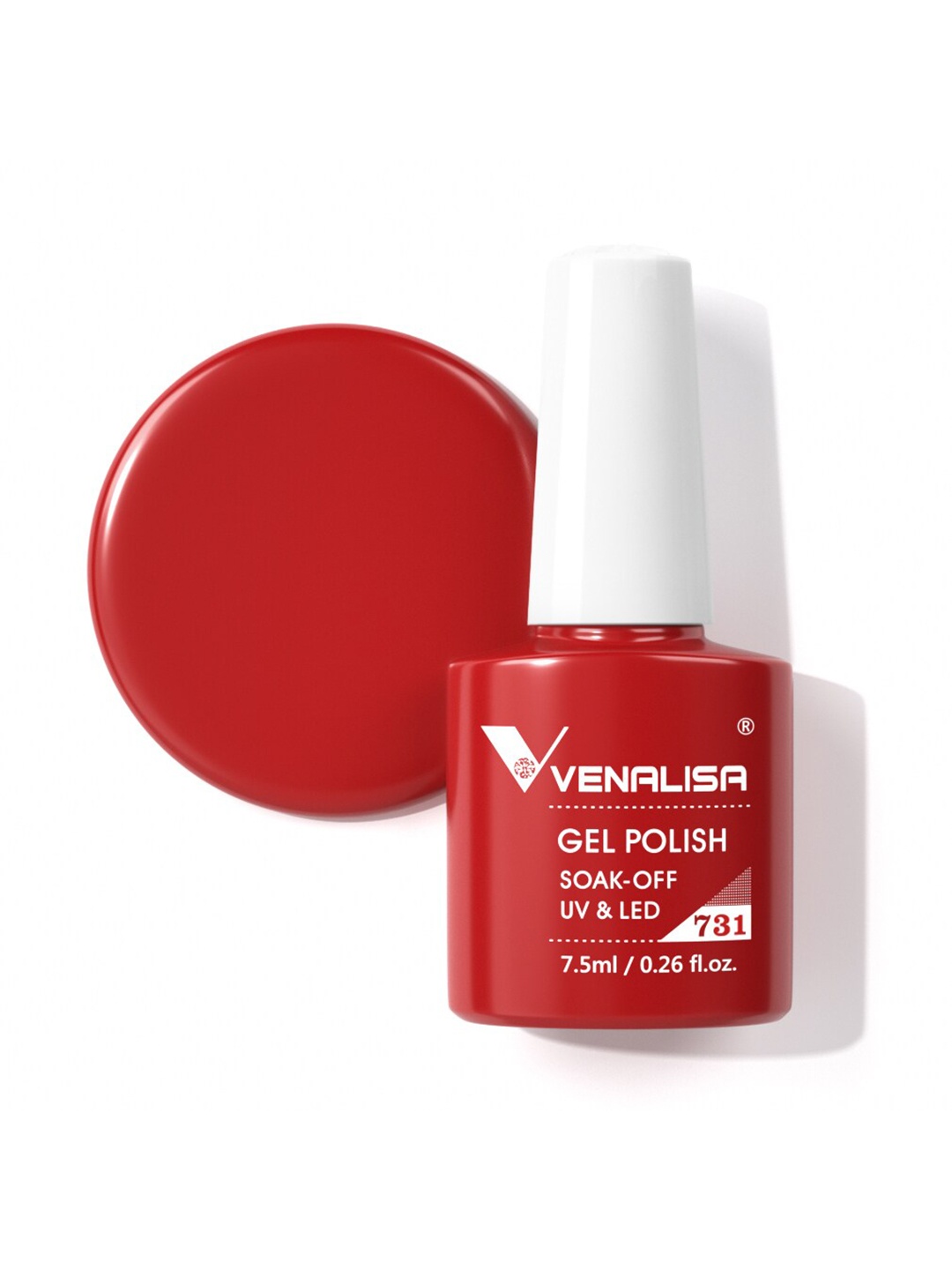 

VENALISA Gel Polish Soak Off UV & LED Nail Polish 7.5 ml - VIP4-731, Red