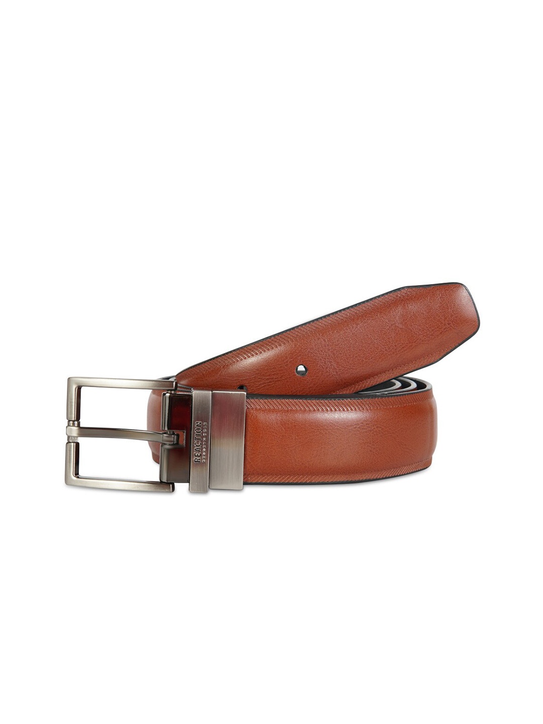 

Kenneth Cole Men Brown Leather Belt
