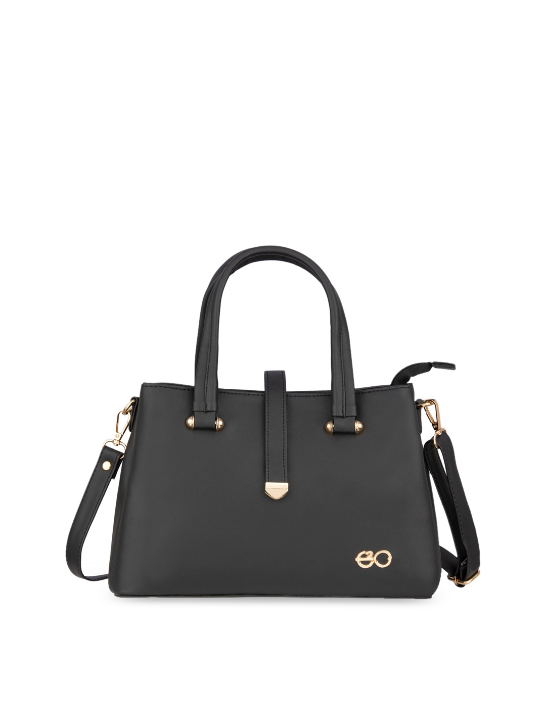 

E2O Black PU Structured Handheld Bag