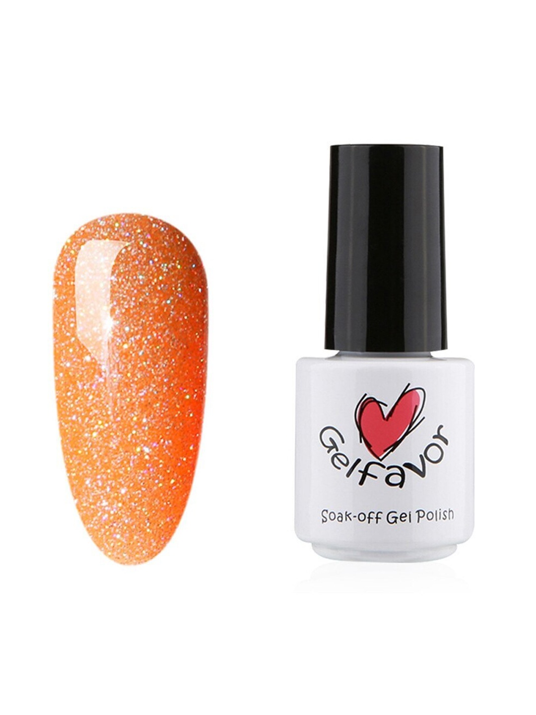 

Gelfavor Pure Color Soak-Off UV LED Long-Lasting Nail Lacquer 7 ml - GF-R17b, Orange
