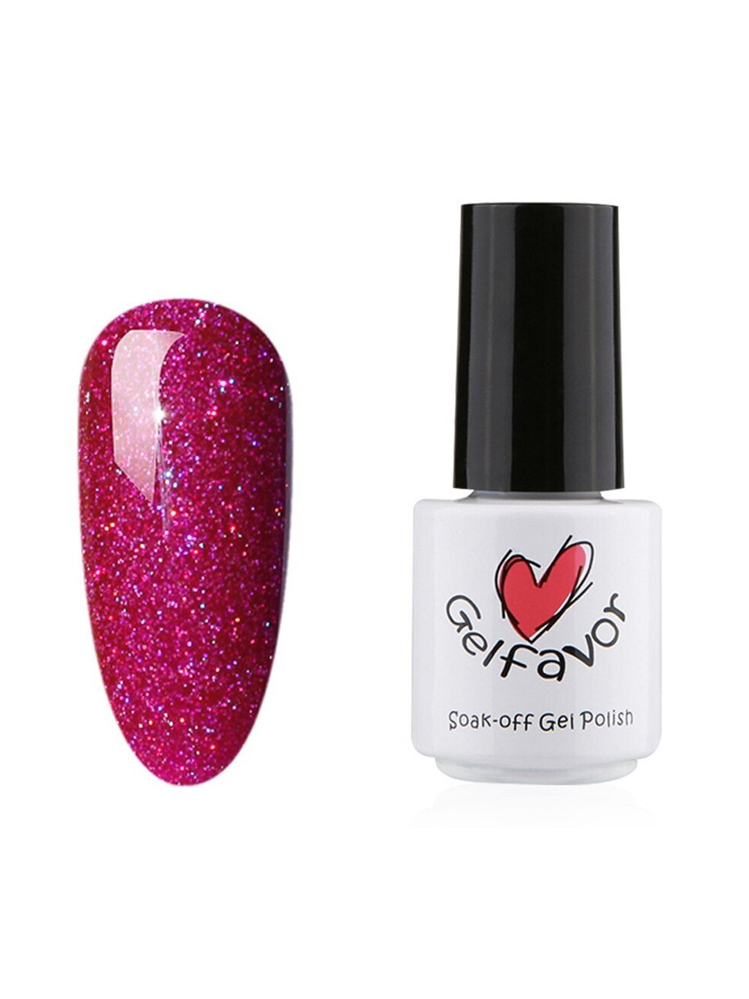 

Gelfavor Pure Color Soak-Off UV LED Long-Lasting Nail Lacquer 7 ml - GF-R20, Magenta