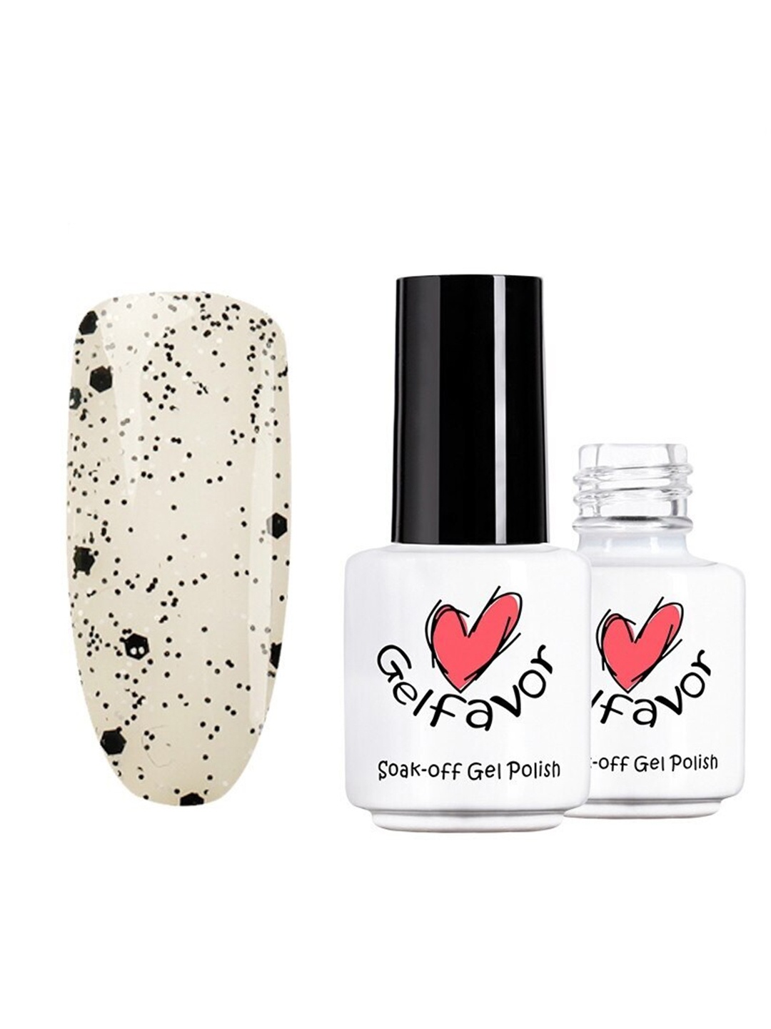

Gelfavor Pure Color Soak-Off Gel Nail Polish - Shade 1862, Off white
