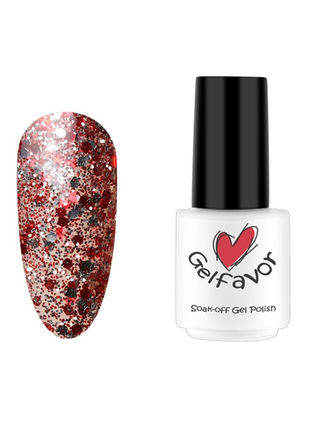 

Gelfavor Pure Color Soak-Off Gel Nail Polish - W20, Multi