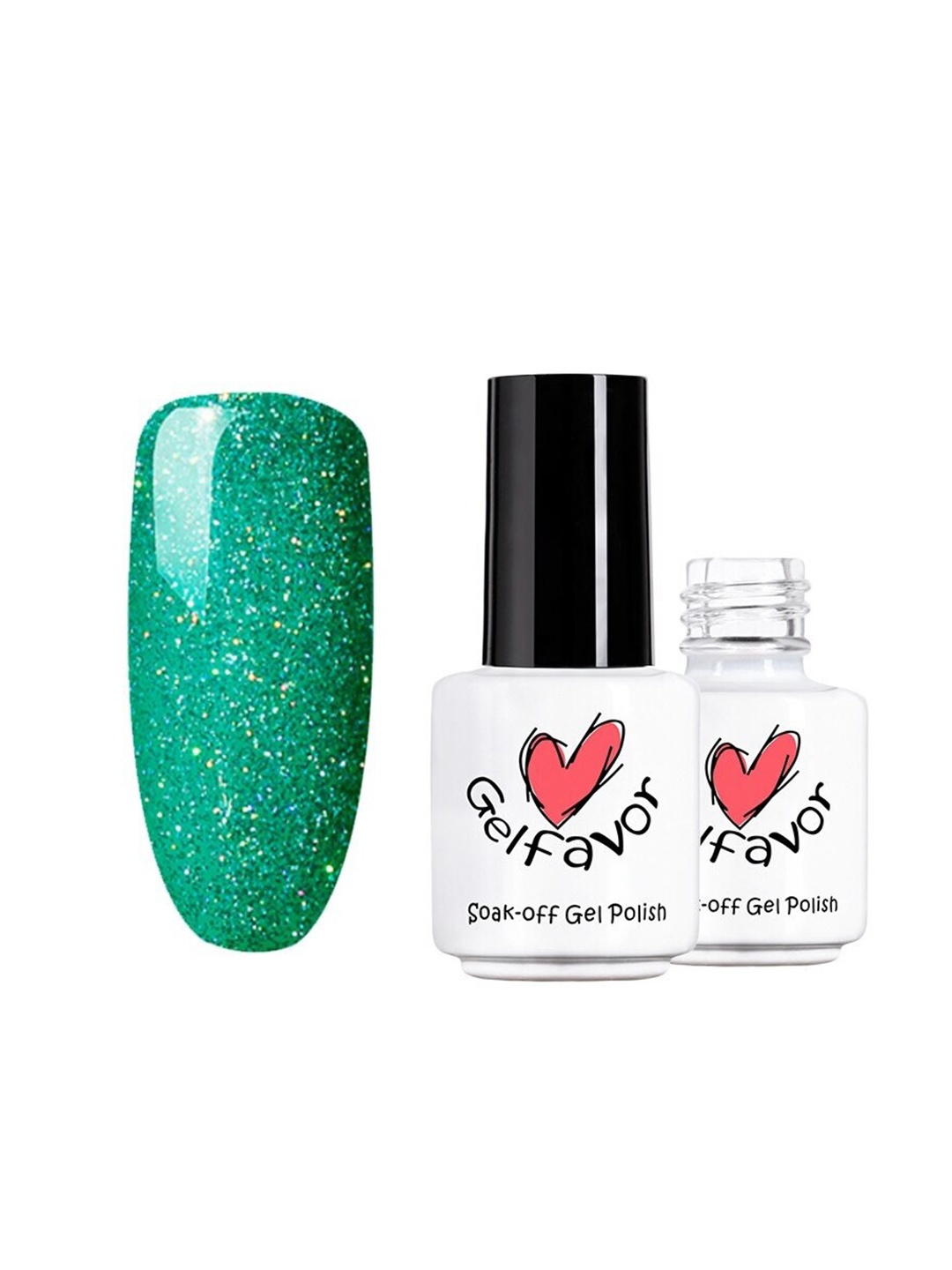 

Gelfavor Pure Color Soak-Off Gel Nail Polish - R14, Teal