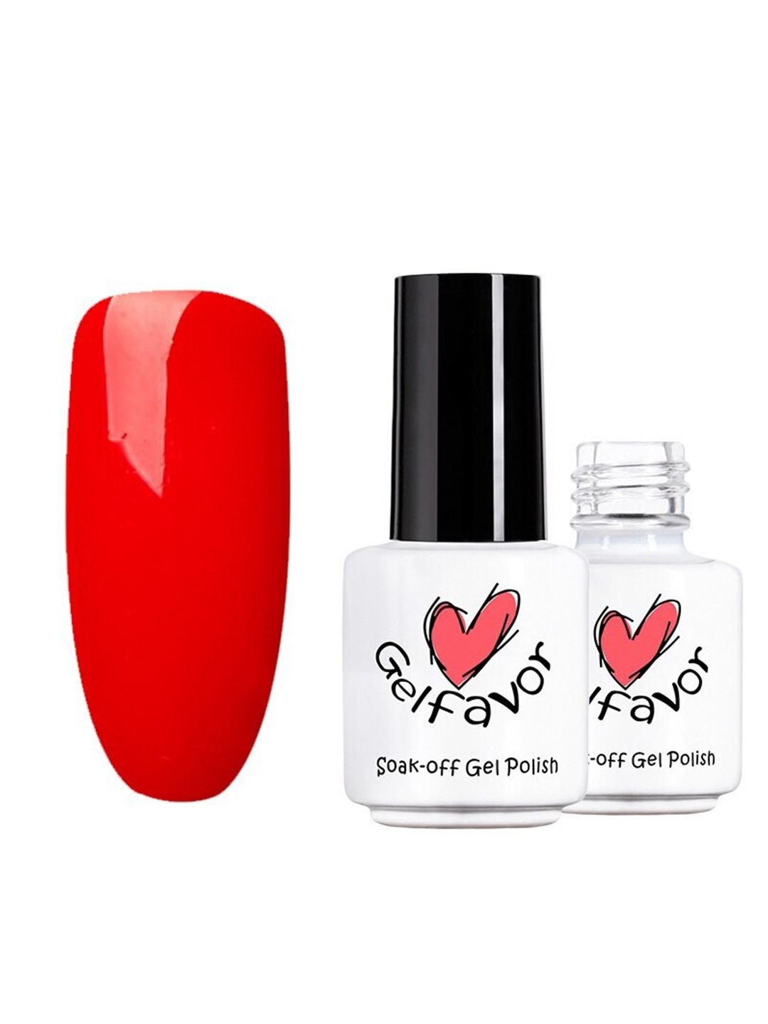

Gelfavor Pure Color Soak-Off Gel Nail Polish - Shade 1535, Red