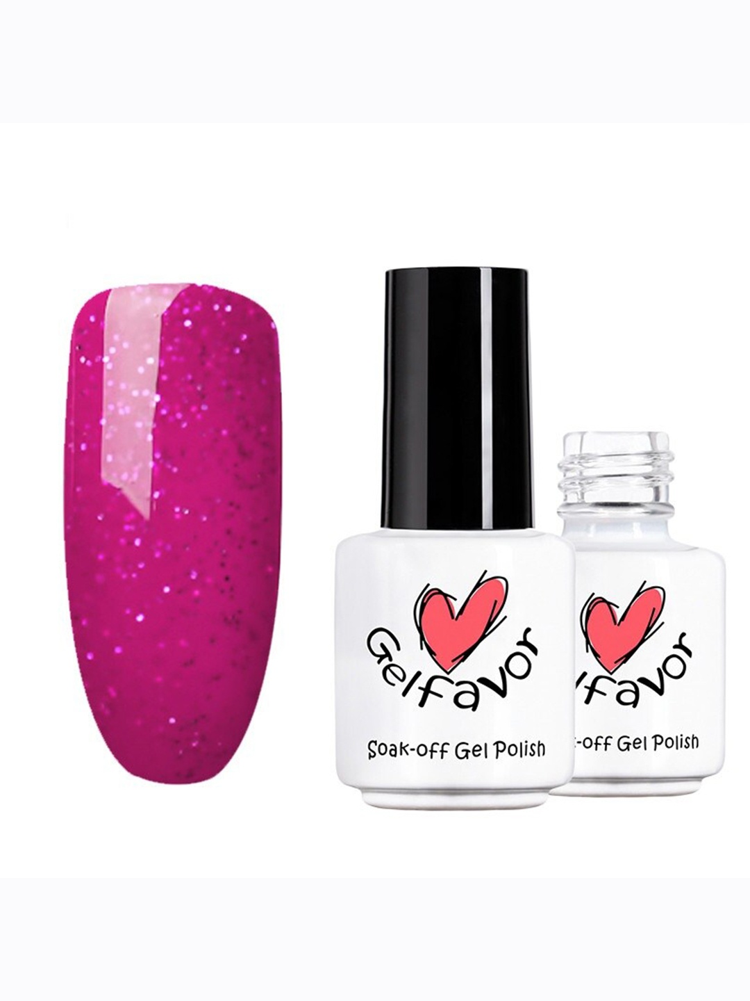 

Gelfavor Pure Color Soak-Off Gel Nail Polish - Shade 1550, Pink