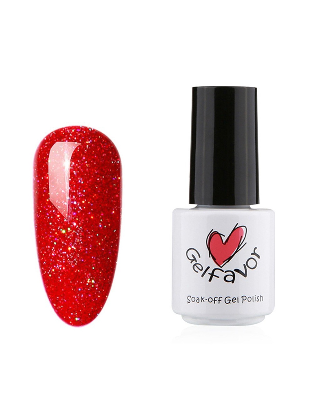 

Gelfavor Pure Color Soak-Off Gel Nail Polish - R01, Red