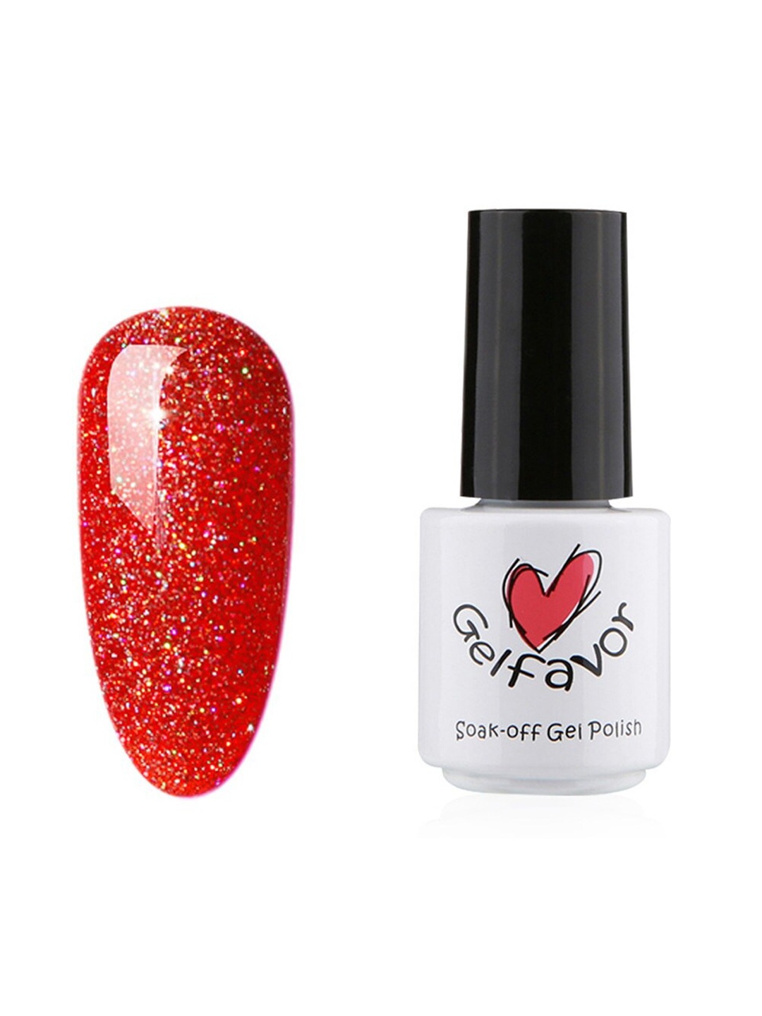 

Gelfavor Pure Color Soak-Off Gel Nail Polish - R02, Red