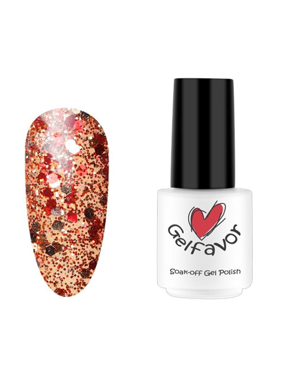 

Gelfavor Pure Color Soak-Off Gel Nail Polish - W29, Multi