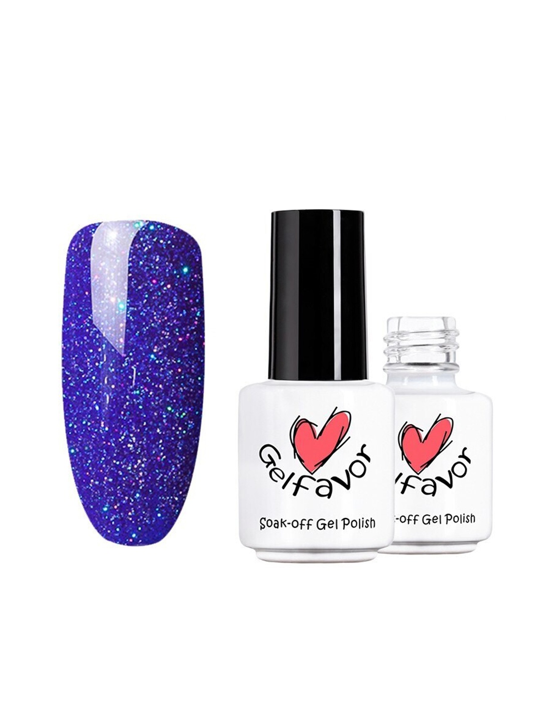 

Gelfavor Pure Color Soak-Off UV LED Long-Lasting Gel Nail Polish - R27, Blue