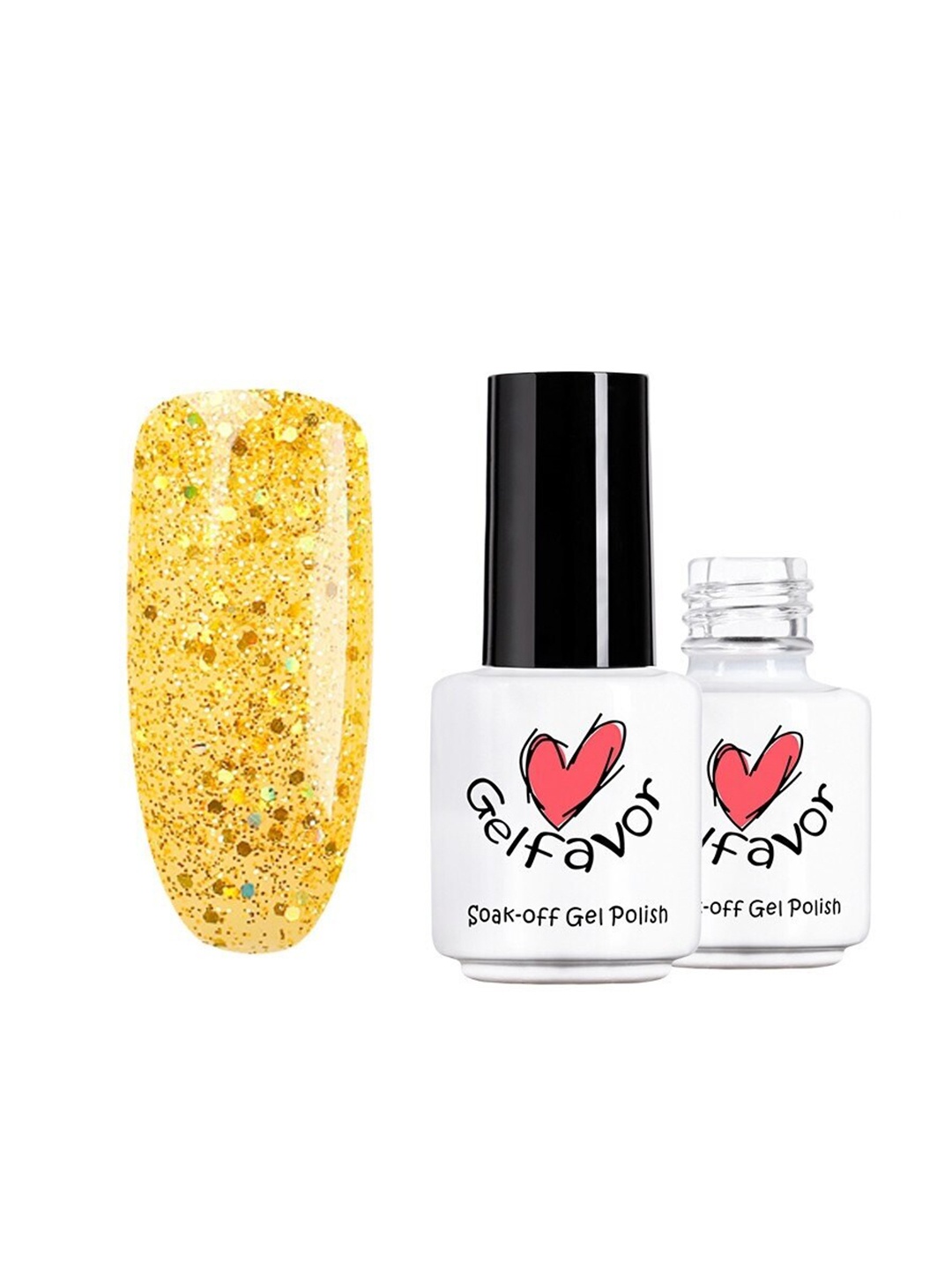 

Gelfavor Pure Color Soak-Off UV LED Long-Lasting Gel Nail Polish - Shade 2207, Yellow