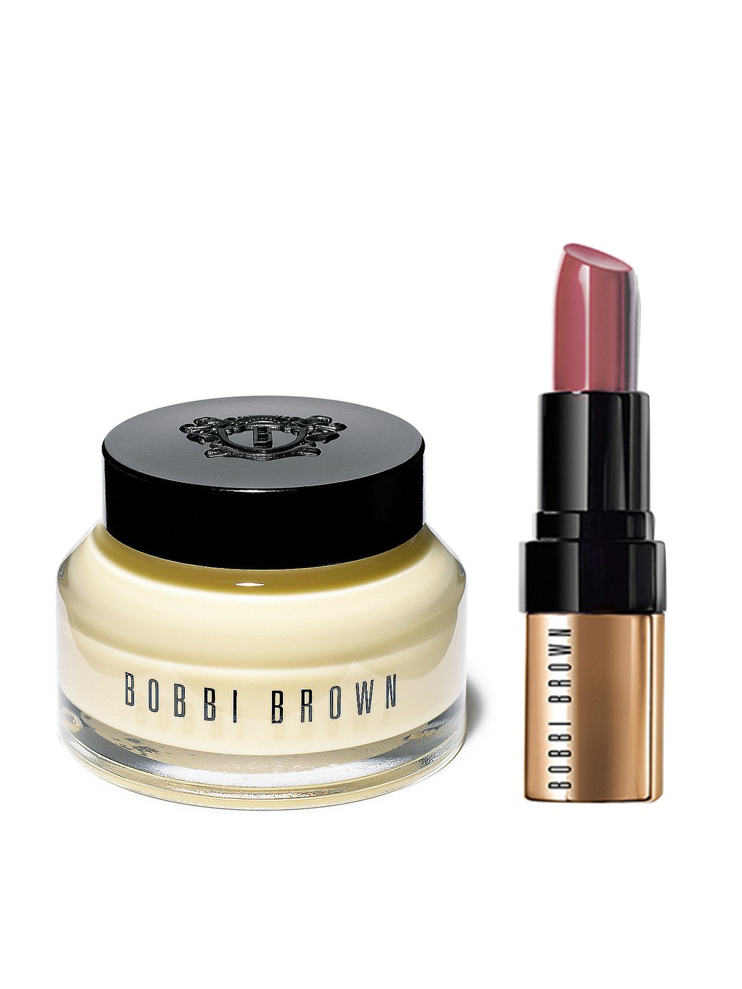 

Bobbi Brown Set of Vitamin Enriched Skin Face Base & Mini Luxe Lip Color - Neutral Rose, Cream