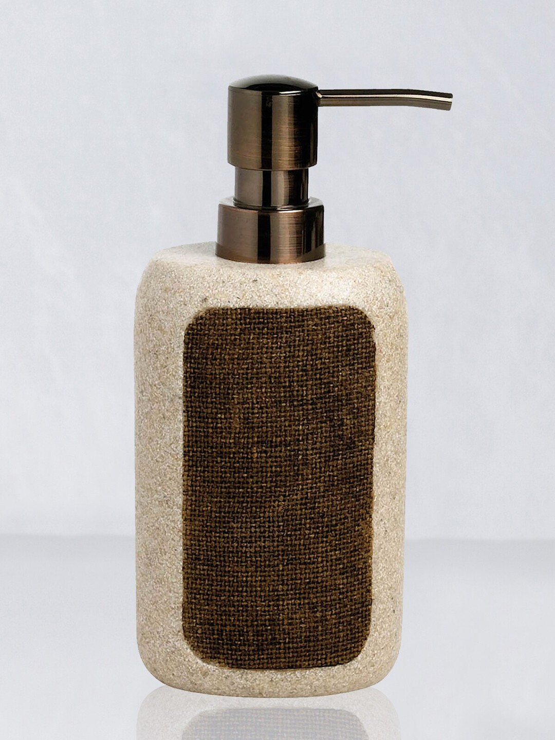 

OBSESSIONS Brown Polyresin Soap & Lotion Dispenser, 335 ml