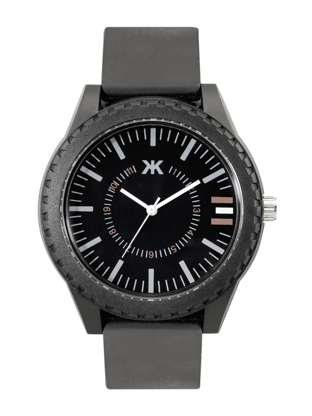 

Kook N Keech Unisex Black Patterned Analogue Watch KNK224A