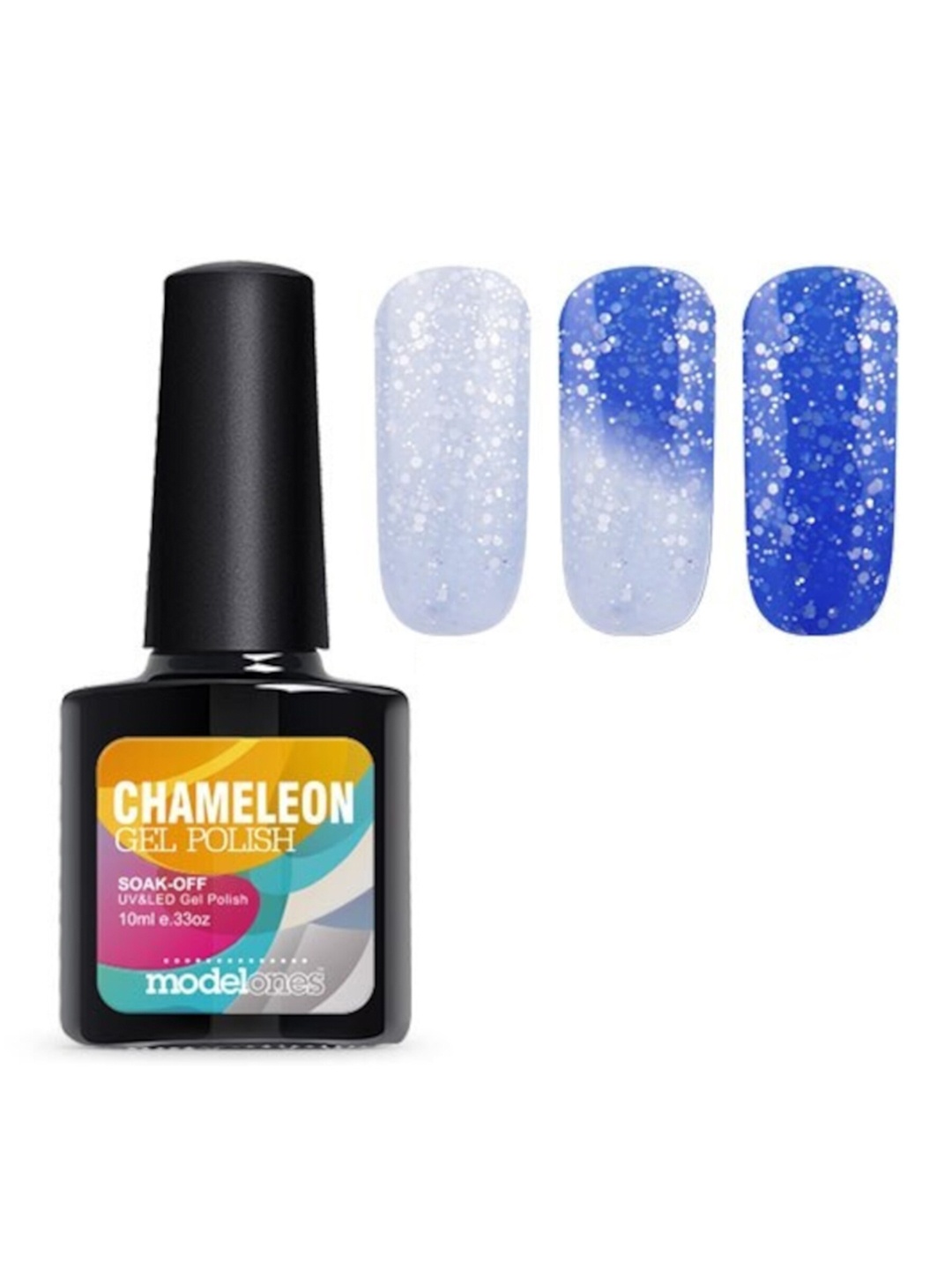 

Modelones Soak-off UV LED Temperature Change Chameleon Gel Nail Polish - Shade 5730, Blue