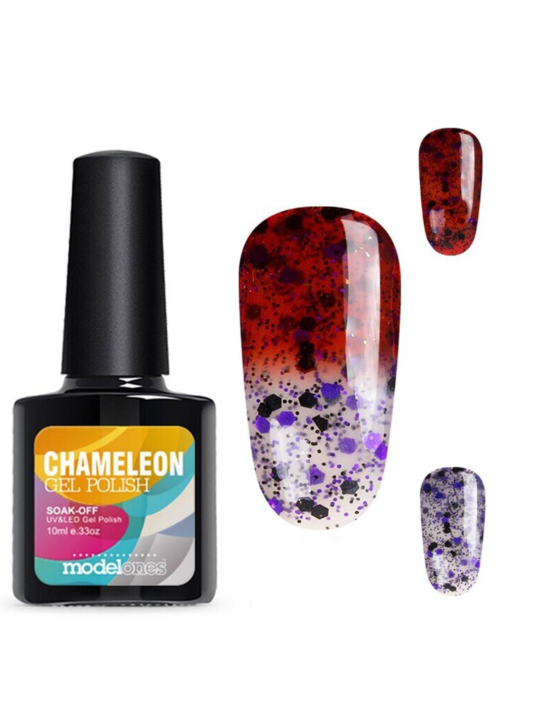 

Modelones Soak-off UV LED Temperature Change Chameleon Gel Nail Polish - Shade 5770, Blue