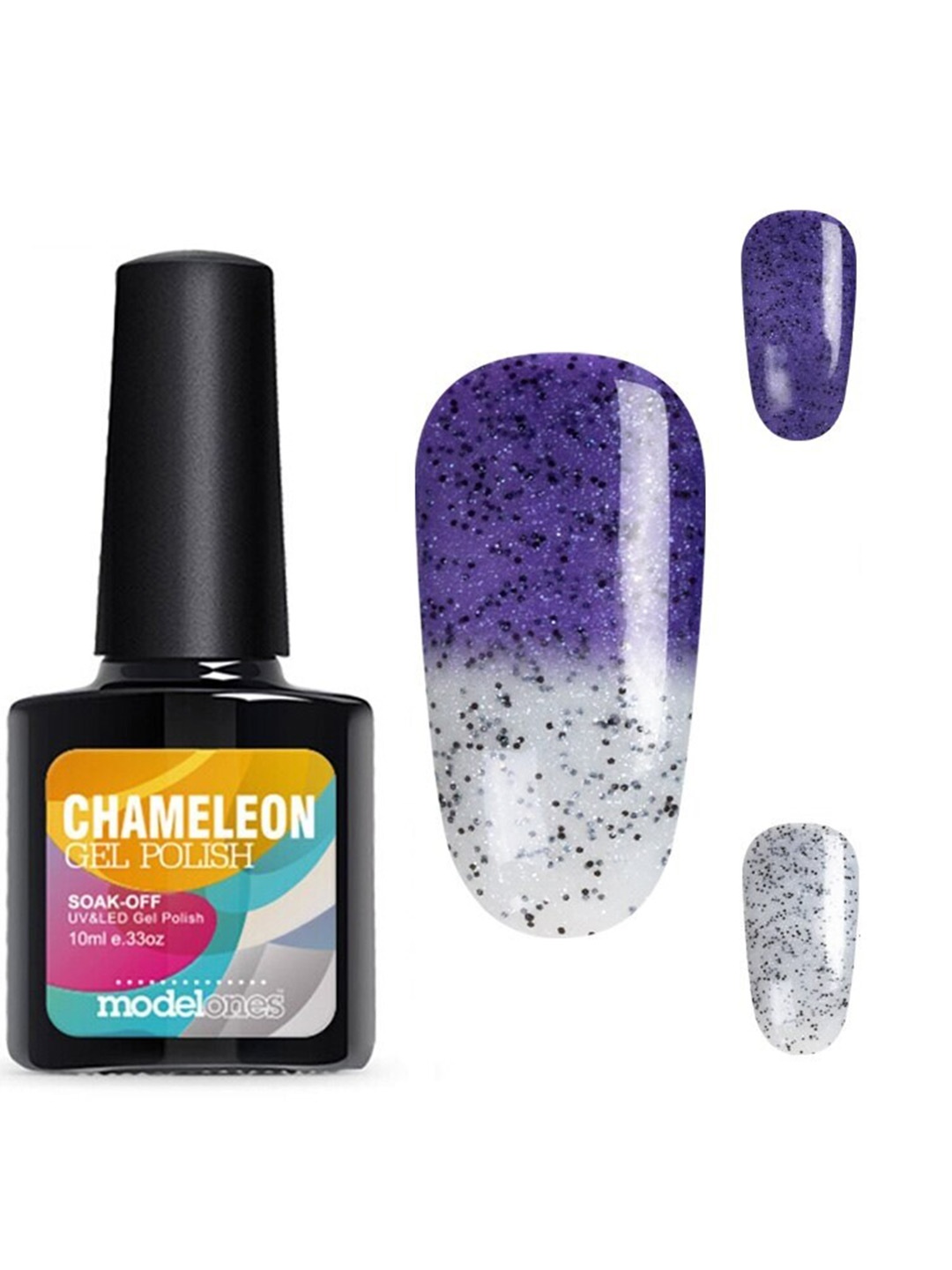 

Modelones Soak-off UV LED Temperature Change Chameleon Gel Nail Polish - Shade 5768, Blue