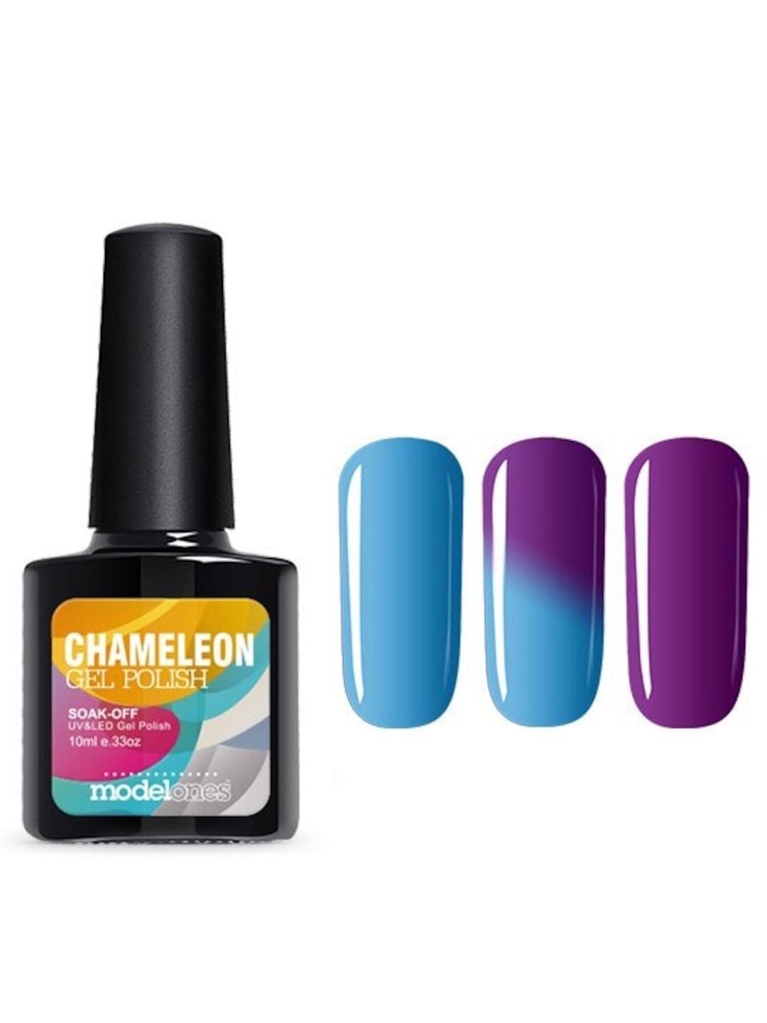 

Modelones Soak-off UV LED Temperature Change Chameleon Gel Nail Polish - Shade 5720, Blue