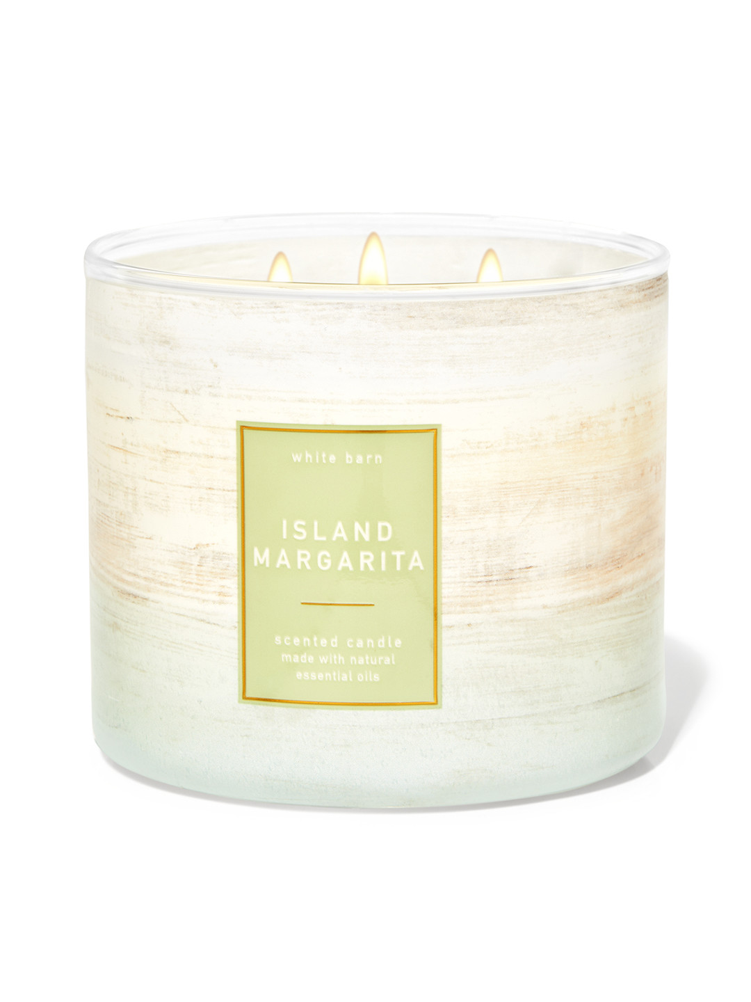 

Bath & Body Works White Barn Island Margarita 3-Wick Scented Candle - 411 g, Pink