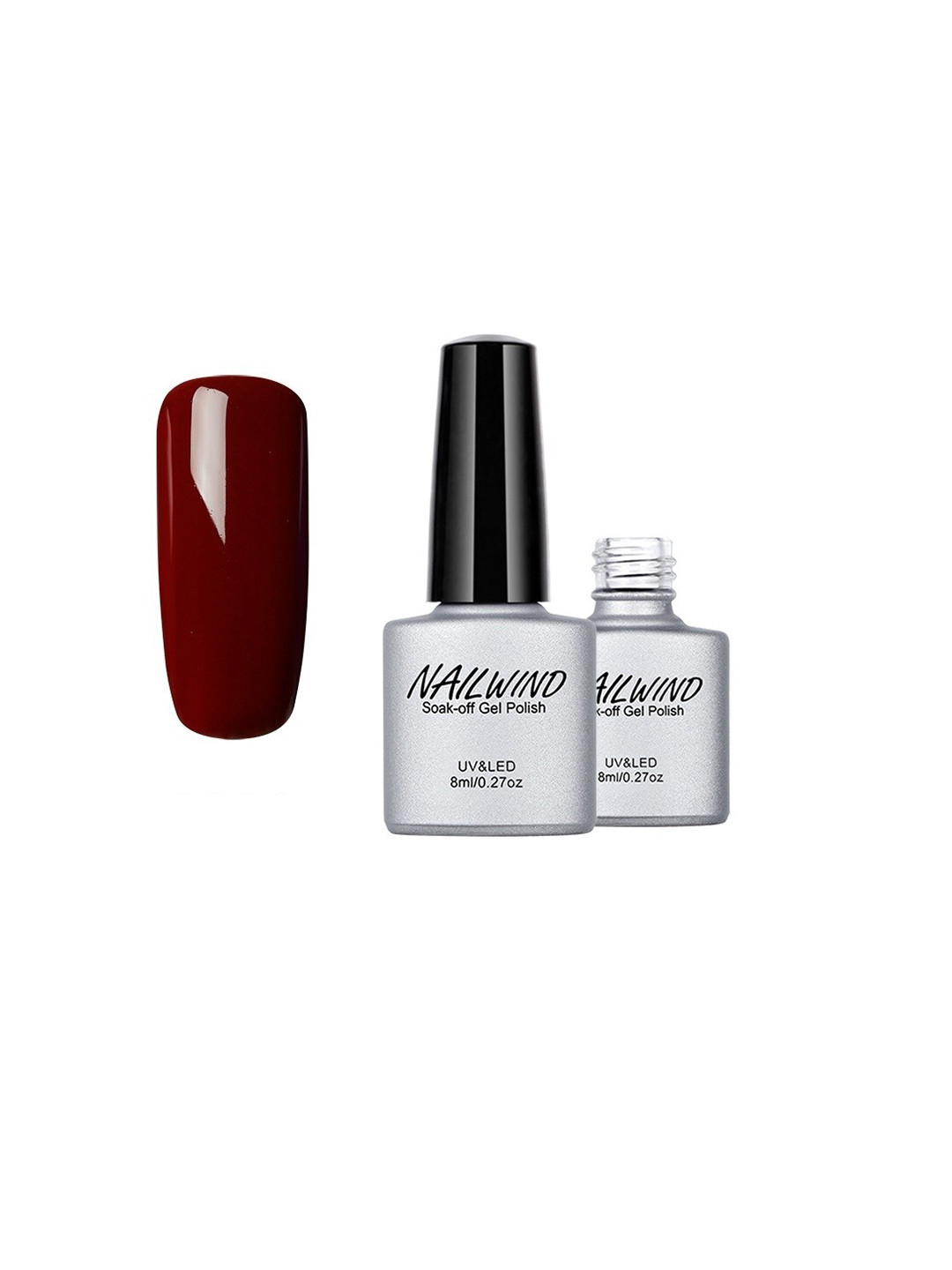 

NAILWIND UV & LED Hybrid Primer Soak-Off Gel Nail Polish 8 ml - NW-8029, Maroon