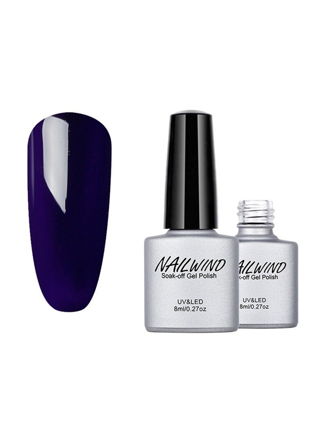 

NAILWIND UV & LED Hybrid Primer Soak-Off Gel Nail Polish 8 ml - NW-8060, Navy blue