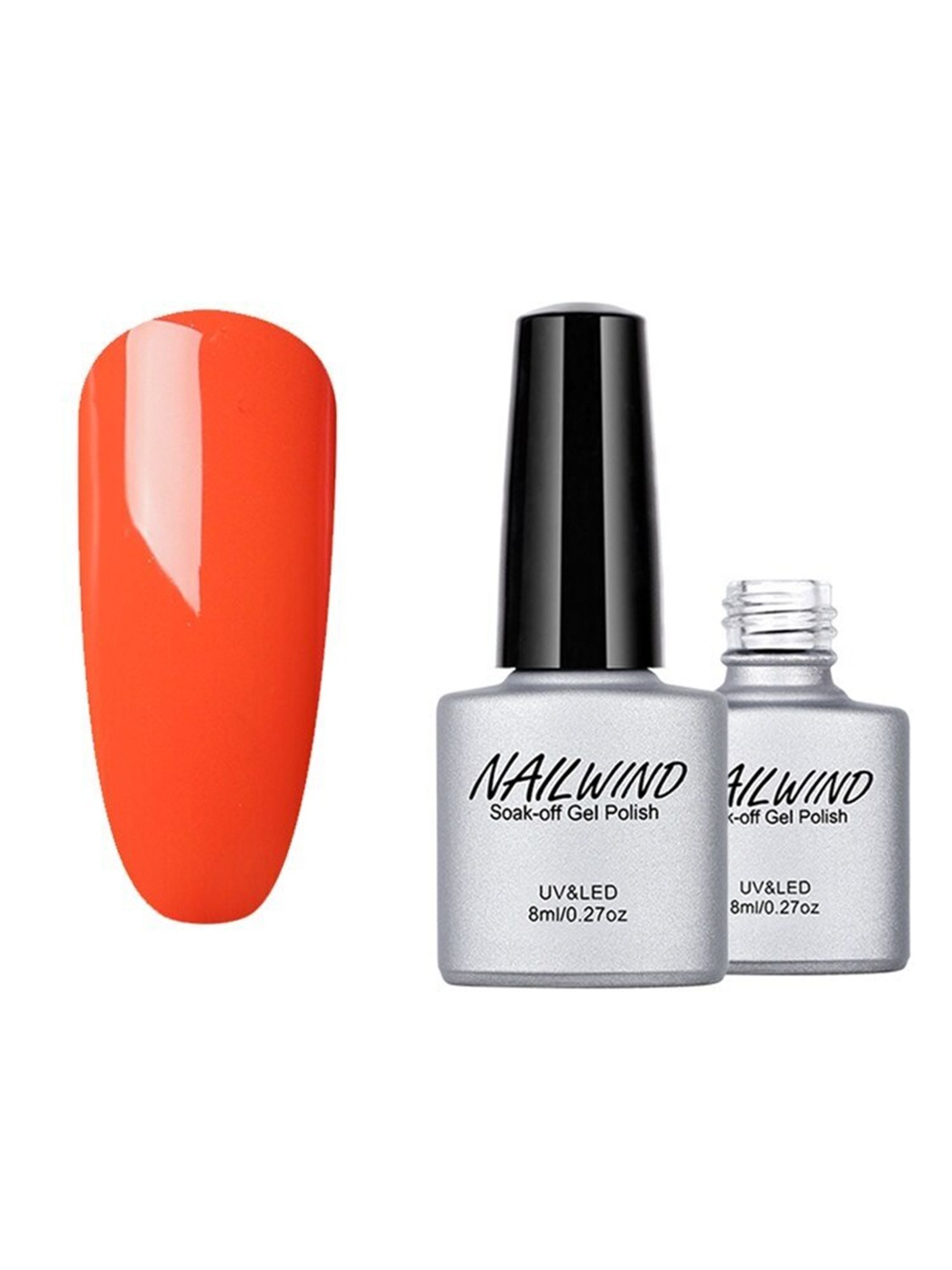 

NAILWIND UV & LED Hybrid Primer Soak-Off Gel Nail Polish 8 ml - NW-8035, Orange