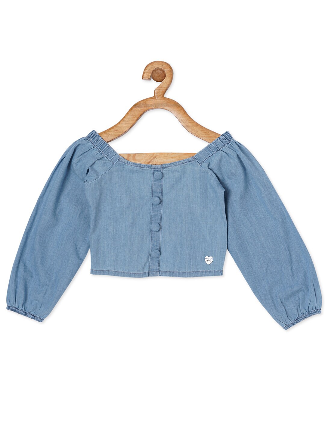 

Pepe Jeans Girls Blue Casual Shirt