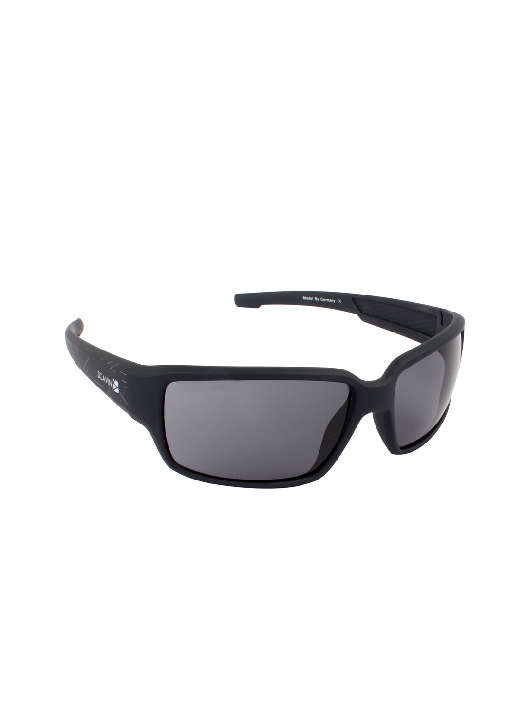 

Scavin Men Grey Lens & Black Wayfarer Sunglasses with UV Protected Lens SCA S901