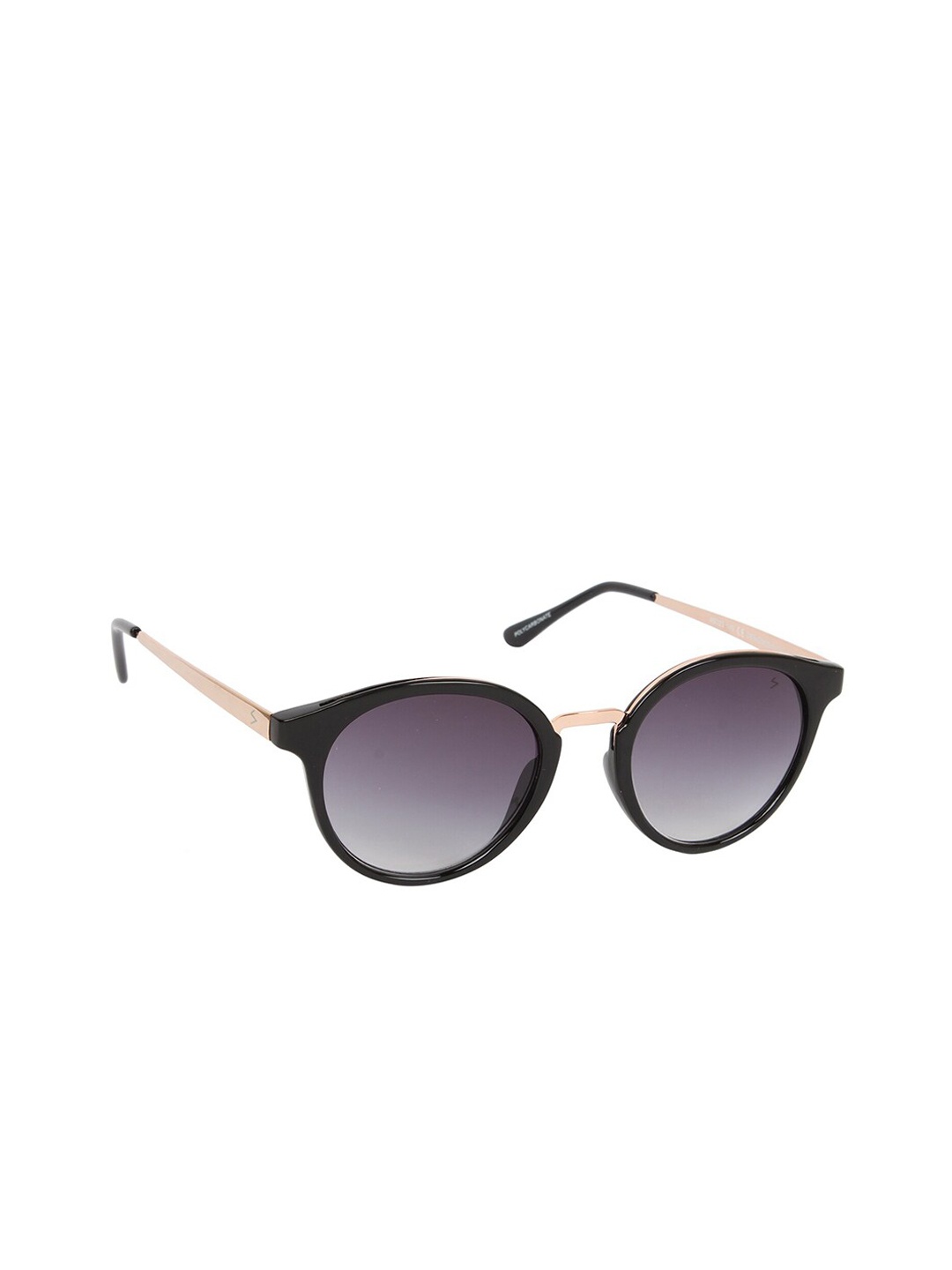 

Scavin Women Grey Lens & Gold-Toned Round Sunglasses with UV Protected Lens