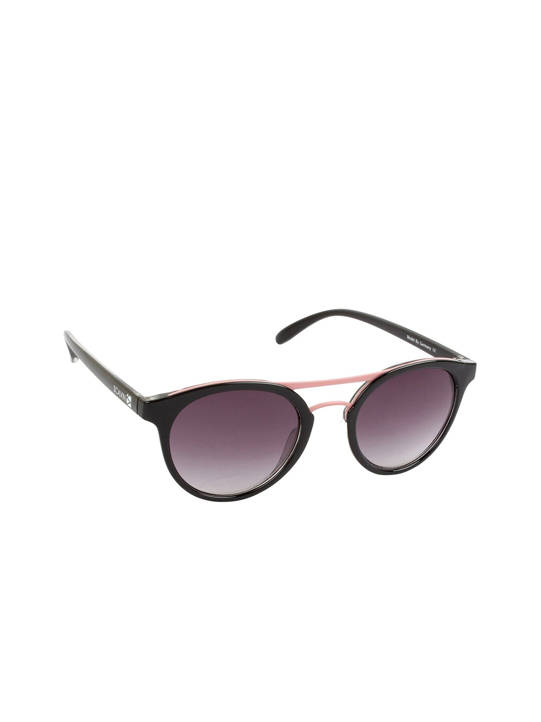 

Scavin Unisex Purple Lens & Pink Round Sunglasses with UV Protected Lens SCA S938