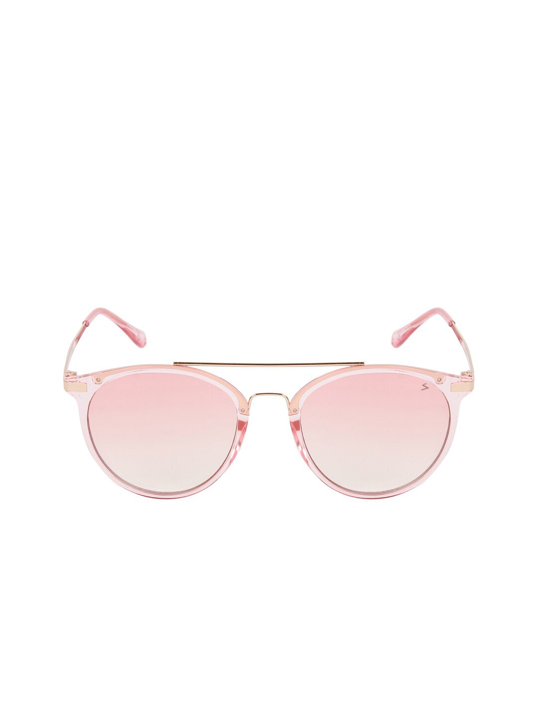 

Scavin Women Pink Lens & Pink Round Sunglasses with UV Protected Lens