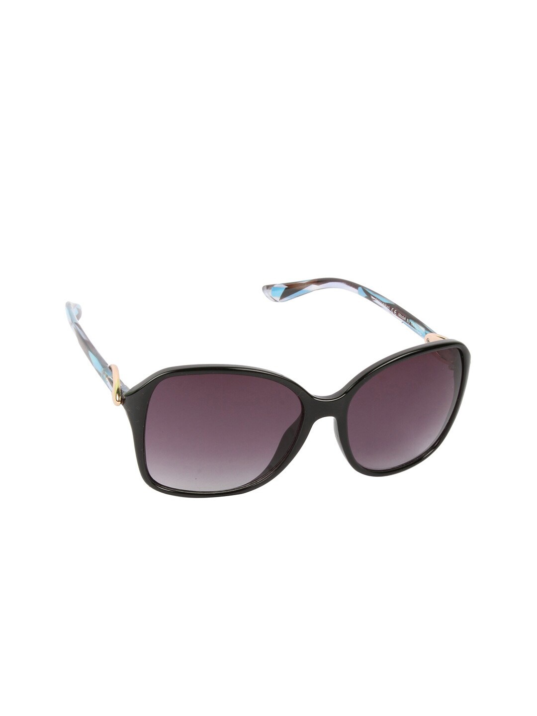 

Scavin Women Purple Lens & Black Square Sunglasses with UV Protected Lens SCA S965 BLK