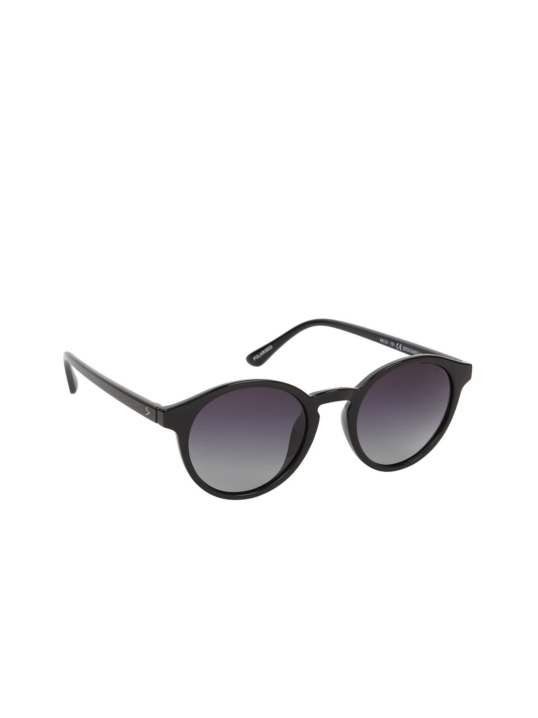 

Scavin Women Grey Lens & Black Round Sunglasses with Polarised Lens SCA S19907 C4