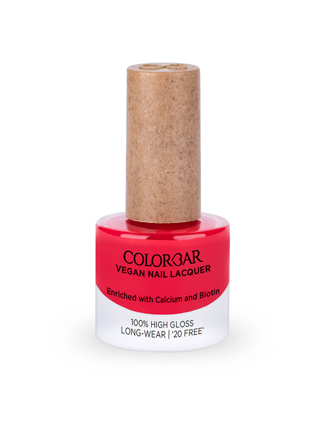 

Colorbar 100% High Gloss Long Wear Vegan Nail Lacquer with Calcium & Biotin 8 ml - Red Riding Hood 242