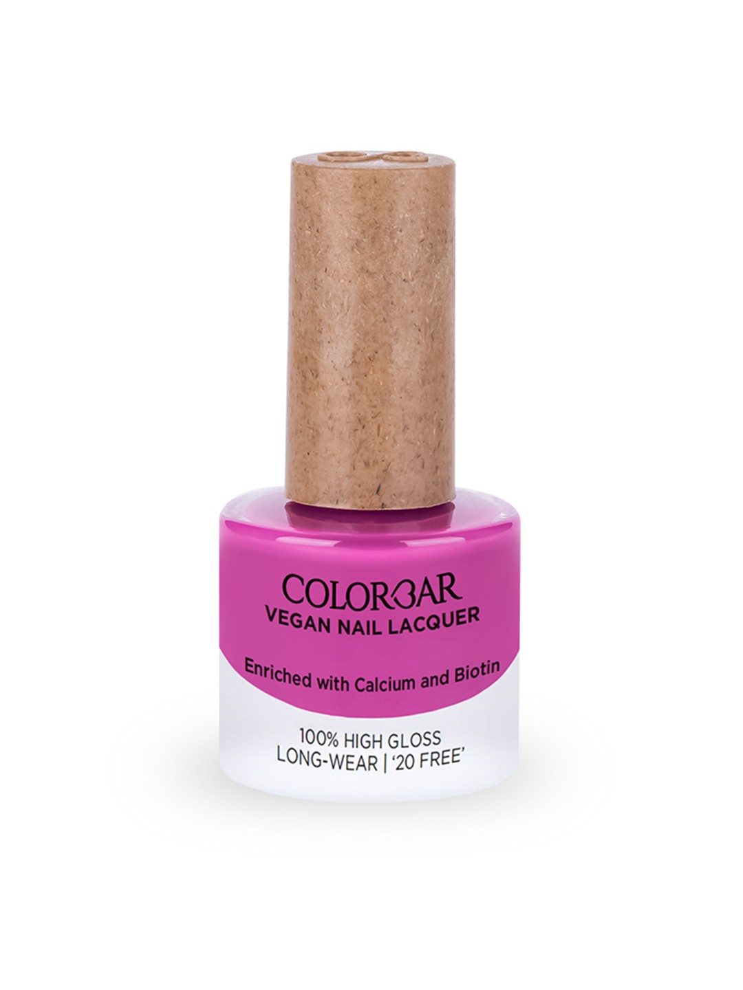 

Colorbar 100% High Gloss Long Wear Vegan Nail Lacquer with Calcium & Biotin 8 ml - Rapunzel 248, Pink
