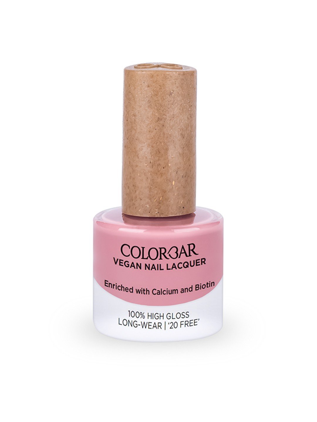 

Colorbar 100% High Gloss Long Wear Vegan Nail Lacquer with Calcium & Biotin 8 ml - Melody 035, Pink