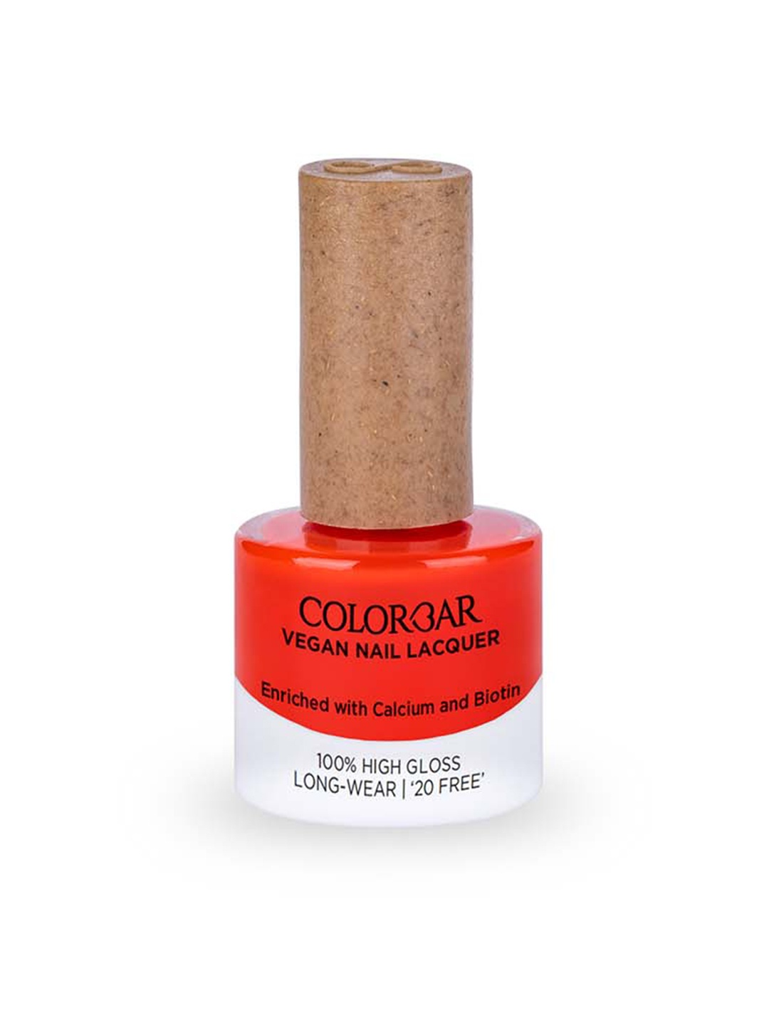 

Colorbar 100% High Gloss Long Wear Vegan Nail Lacquer with Calcium & Biotin 8 ml - Dare Devil 003, Red