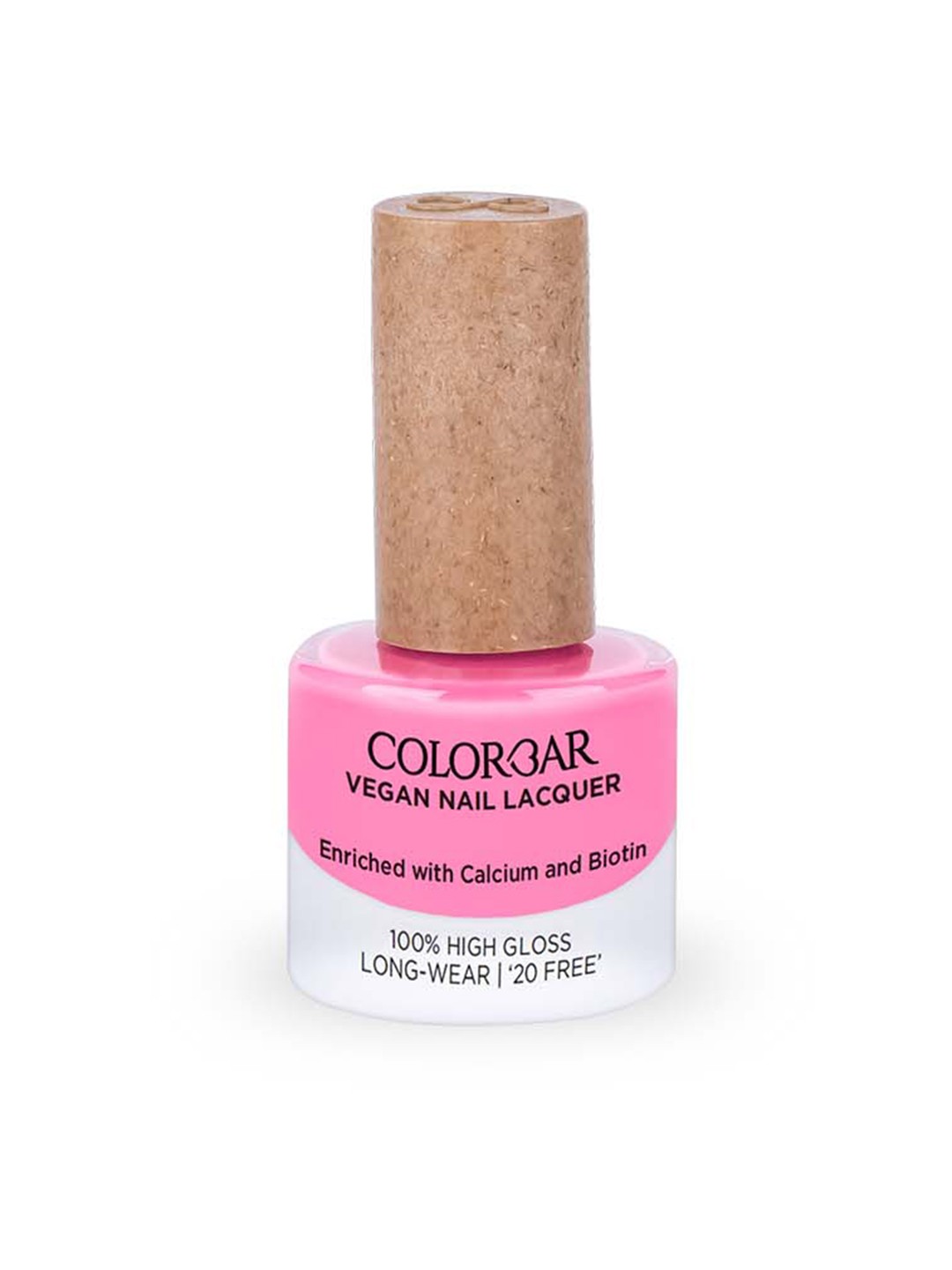

Colorbar 100% High Gloss Long Wear Vegan Nail Lacquer with Calcium & Biotin 8 ml - Sweet Talk 025, Pink