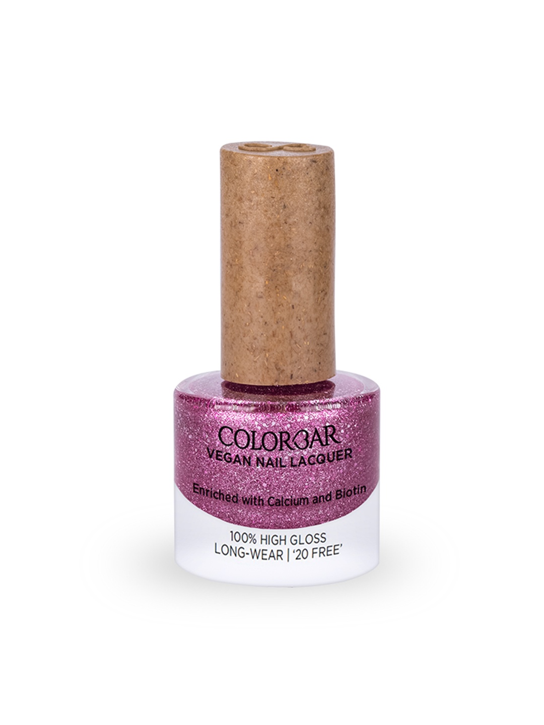 

Colorbar 100% High Gloss Long Wear Vegan Nail Lacquer with Calcium & Biotin 8 ml - Dressy 292, Pink