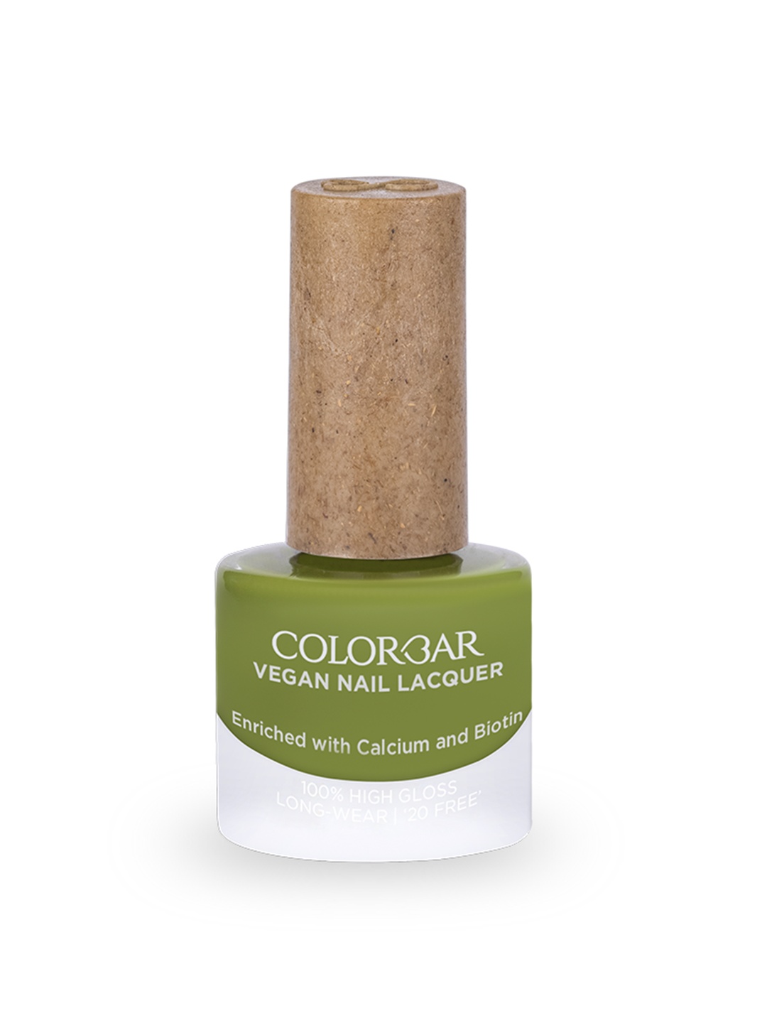 

Colorbar Long-Wear Glossy Vegan Nail Lacquer with Calcium & Biotin 8ml - Bitter, Green