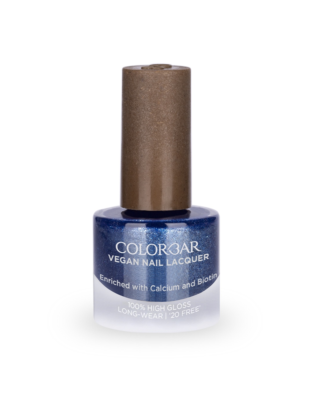 

Colorbar 100% High Gloss Long Wear Vegan Nail Lacquer with Calcium & Biotin 8 ml - Jewel Blue 127