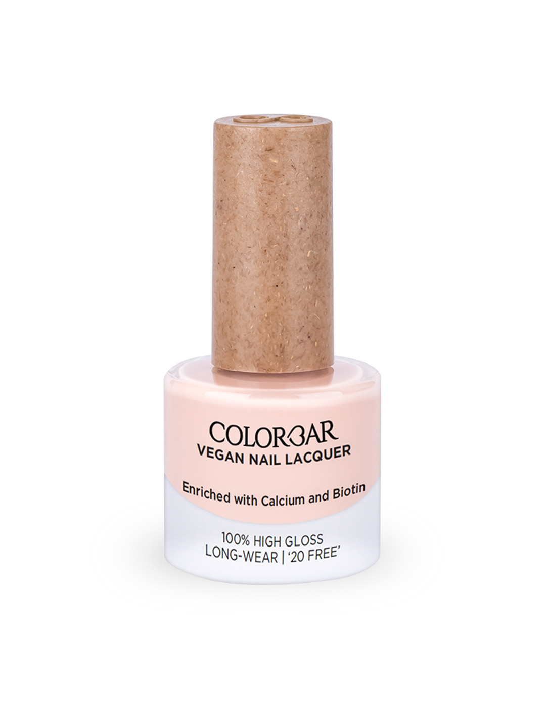 

Colorbar 100% High Gloss Long Wear Vegan Nail Lacquer with Calcium & Biotin 8 ml - Sorbet 041, Peach