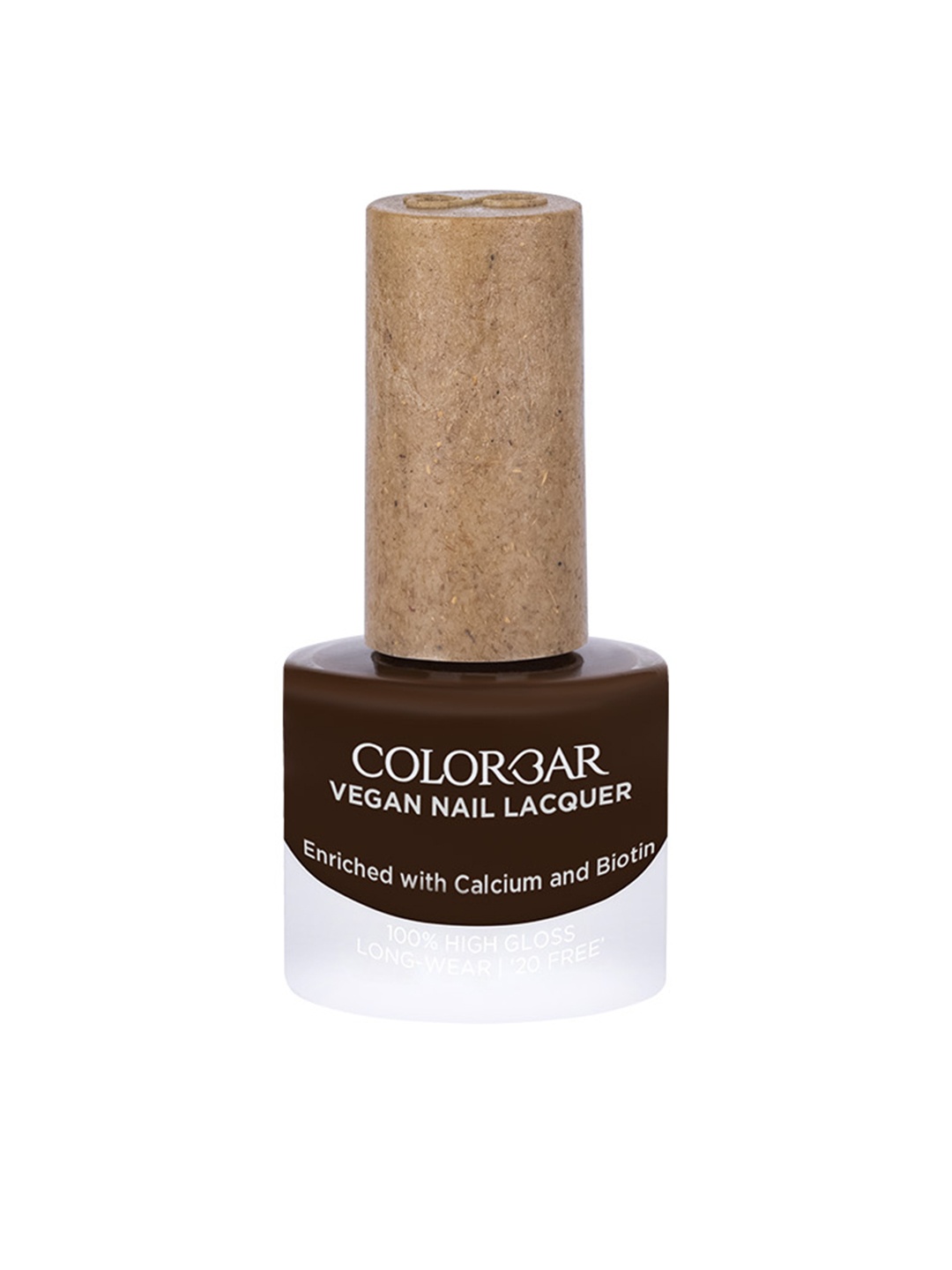 

Colorbar 100% High Gloss Long Wear Vegan Nail Lacquer with Calcium & Biotin 8 ml - Deja Brew 147, Brown